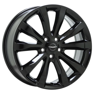 19" Chrysler 300 AWD Gloss Black wheels rims Factory set 4 2538