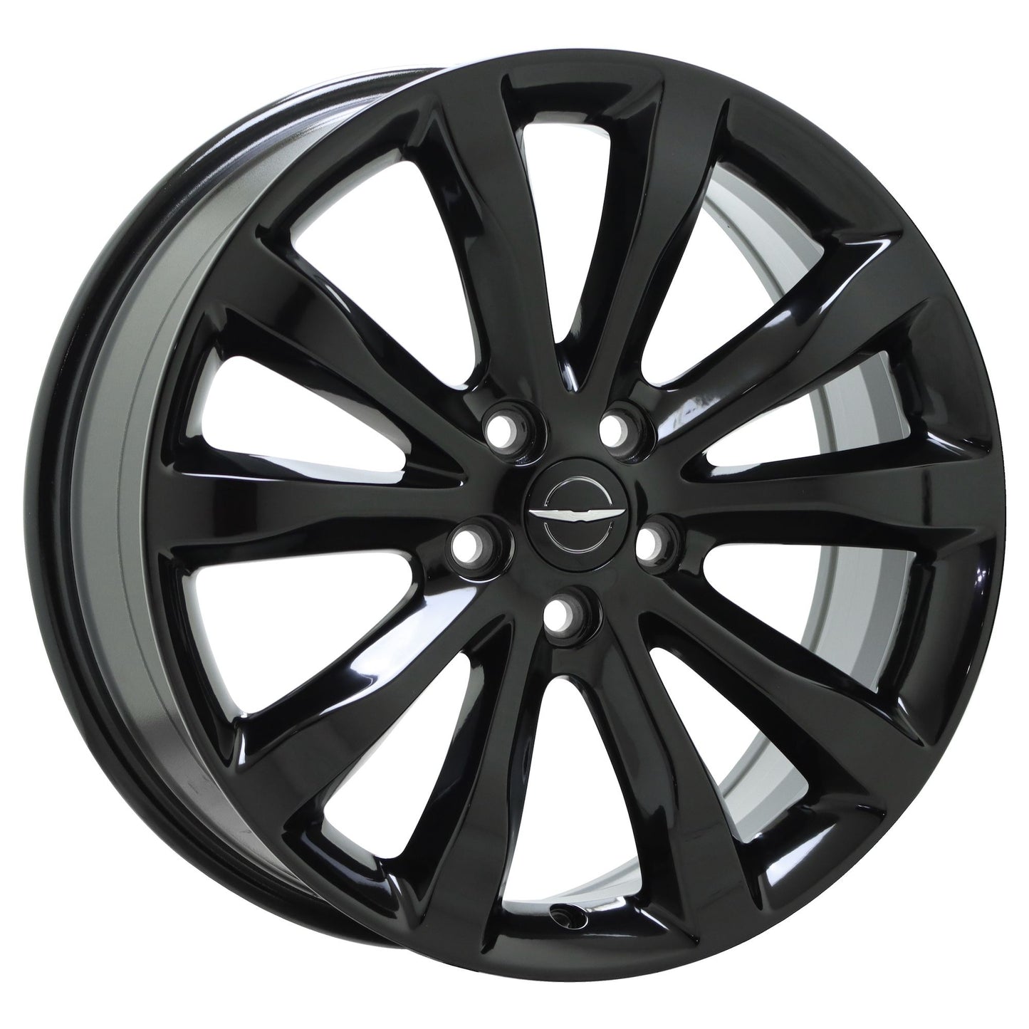 19" Chrysler 300 AWD Gloss Black wheels rims Factory set 4 2538 EXCHANGE