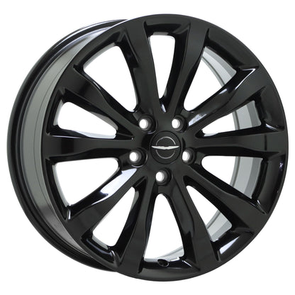 19" Chrysler 300 AWD Gloss Black wheels rims Factory set 4 2538 EXCHANGE