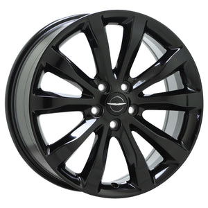 19" Chrysler 300 AWD Gloss Black wheels rims Factory set 4 2538 EXCHANGE