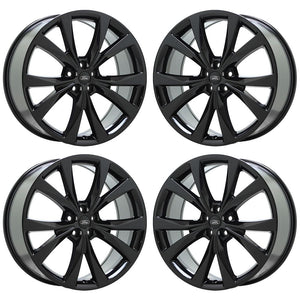 21" Ford Edge Gloss Black wheels rims Factory OEM set 10048 EXCHANGE