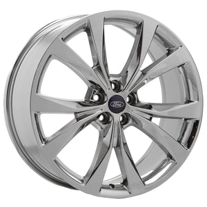 21" Ford Edge Bright Chrome wheels rims Factory OEM set 10048 EXCHANGE