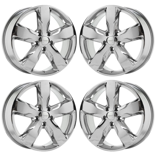 20" Jeep Grand Cherokee Bright Chrome wheels rims Factory OEM set 9107 EXCHANGE