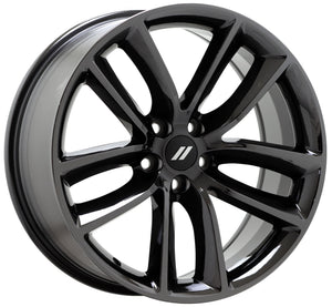 EXCHANGE 20" Dodge Challenger Black Chrome wheels rims Factory OEM set 2526 2653