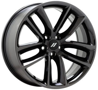 20" Dodge Challenger Black Chrome wheels rims Factory OEM set 2526 2653 EXCHANGE