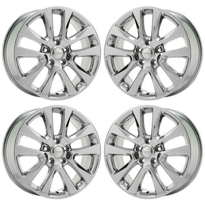 20" Jeep Grand Cherokee Bright Chrome wheels rims Factory OEM set 9168 EXCHANGE