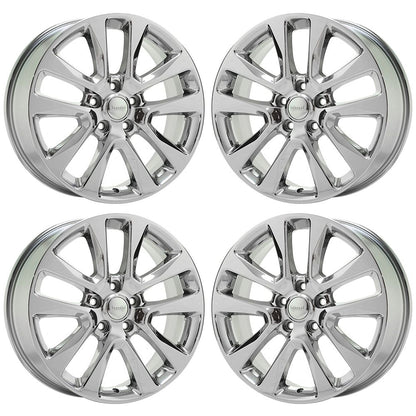 20" Jeep Grand Cherokee Dodge Durango Bright Chrome wheels rims OEM 9168 9157