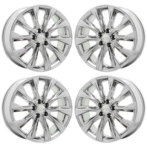 19" Cadillac CT4 Bright Chrome wheels rims Factory OEM 4863 4864 EXCHANGE