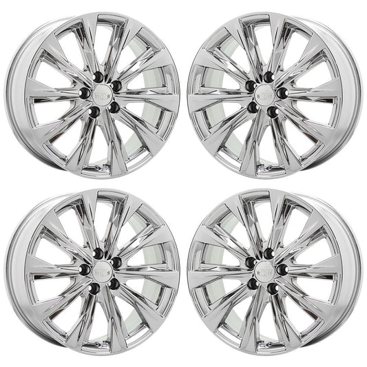 19" Cadillac CT4 Bright Chrome wheels rims Factory OEM set 4863 4864