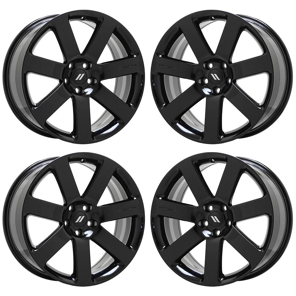 20" Chrysler 300 SRT Gloss Black wheels rim Factory OEM set 2438 EXCHANGE