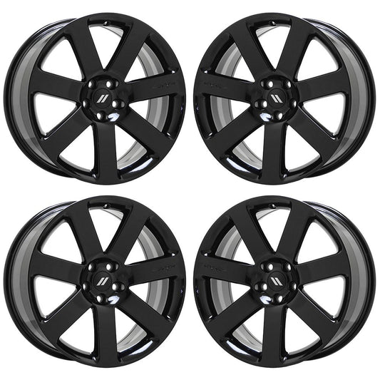 20" Chrysler 300 SRT Gloss Black wheels rim Factory OEM set 2438 EXCHANGE