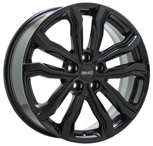 19" GMC Terrain Chevrolet Equinox Gloss Black Wheels Rims Factory OEM Set 5836