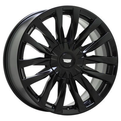 22" Cadillac Escalade Luxury Black wheels rims Factory OEM set 4873 EXCHANGE