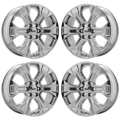 20" Ford F150 Truck Bright Chrome wheels rims Factory OEM set 4 10348 EXCHANGE
