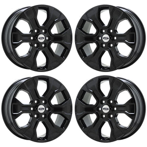 20" Ford F150 Truck Gloss Black wheels rims Factory OEM set 4 10348 EXCHANGE