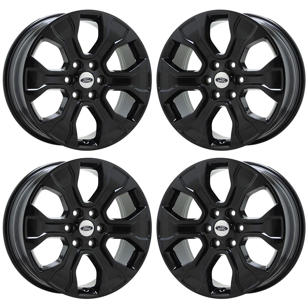 20" Ford F150 Truck Gloss Black wheels rims Factory OEM set 4 10348