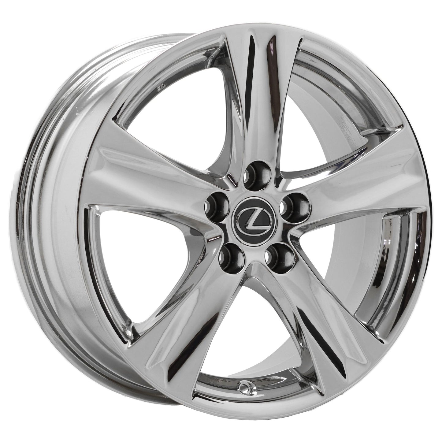 18x8" 18x8.5" Lexus IS250 IS350 Bright Chrome Wheels Factory OEM 74238 74239