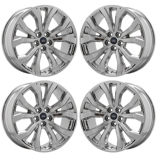 20" Ford Explorer ST Bright Chrome wheels rims Factory OEM set 10270