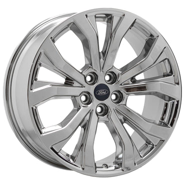 20" Ford Explorer ST Bright Chrome wheels rims Factory OEM set 10270