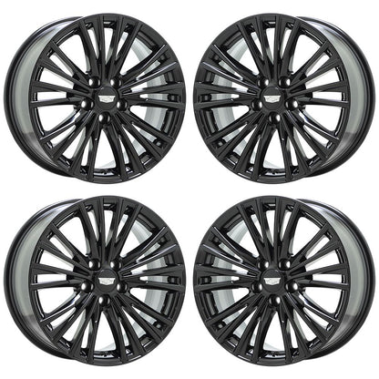 18" Cadillac CT4 Gloss Black wheels rims Factory OEM set 4861 96916 EXCHANGE