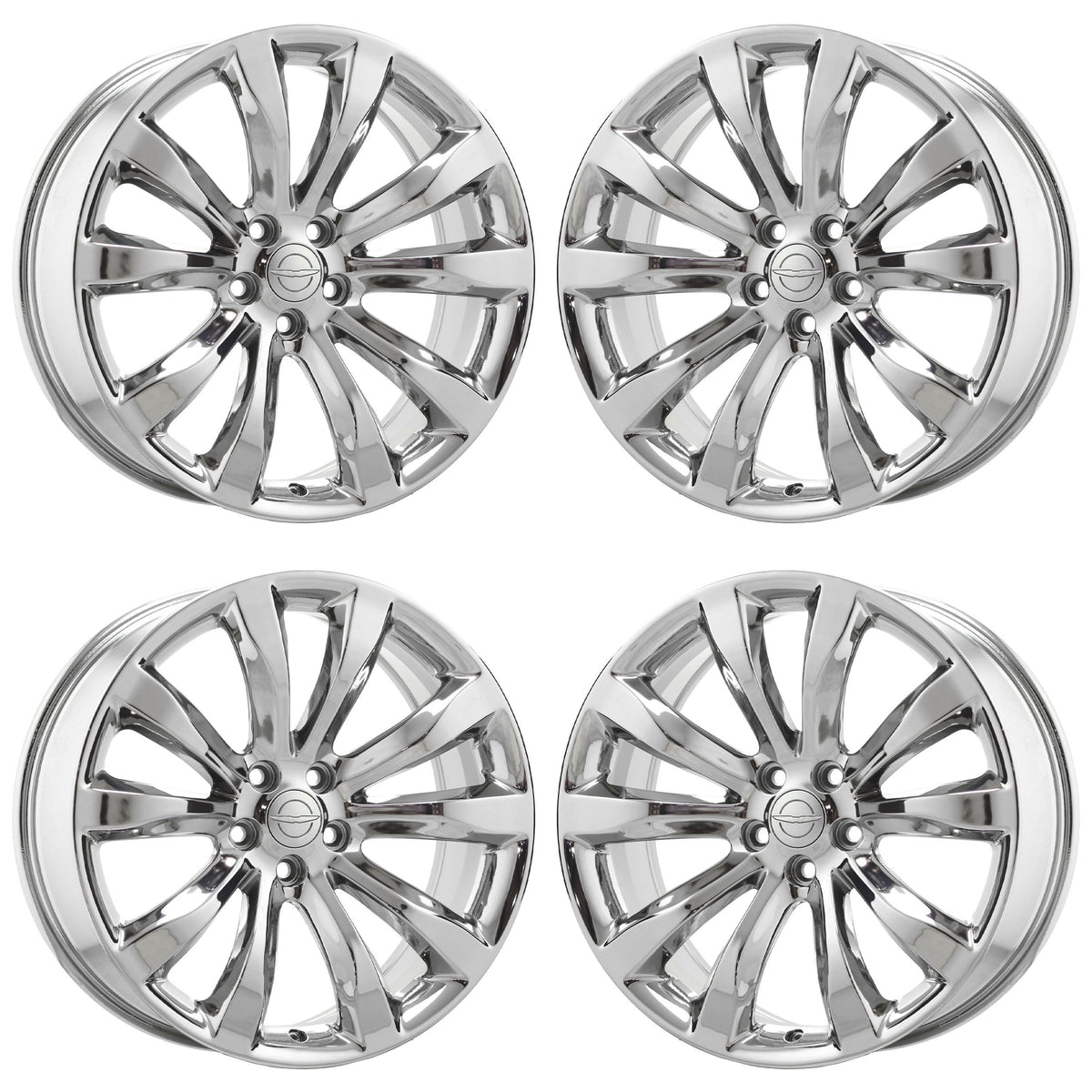 20" Chrysler 300 RWD Bright Chrome wheels rims Factory OEM set 2540 EXCHANGE