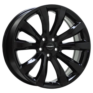 20" Chrysler 300 RWD Gloss Black wheels rims Factory OEM set 2540