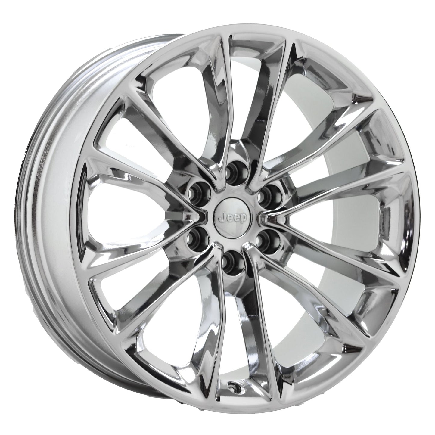 22" Jeep Wagoneer Bright Chrome wheels rims Factory OEM set 9298 EXCHANGE