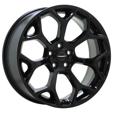 20" Chrysler 300 Gloss Black wheels rims Factory OEM set 4 2539