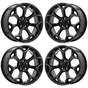 20" Chrysler 300 PVD Black Chrome wheels rims Factory OEM set 4 2539