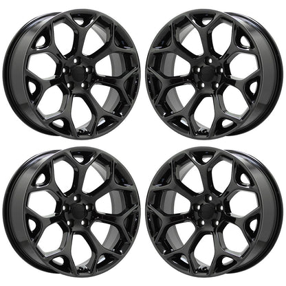 20" Chrysler 300 Black Chrome wheels rims Factory OEM set 4 2539