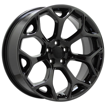20" Chrysler 300 Black Chrome wheels rims Factory OEM set 4 2539