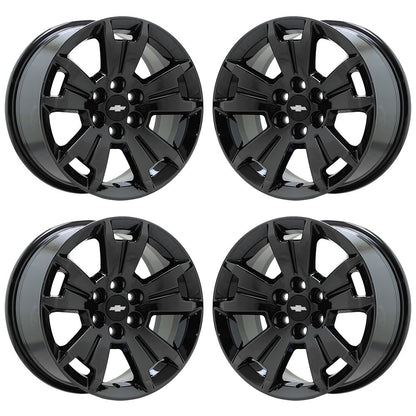 17" Chevrolet Colorado Z71 GMC Canyon Black Chrome wheels Factory OEM 5672