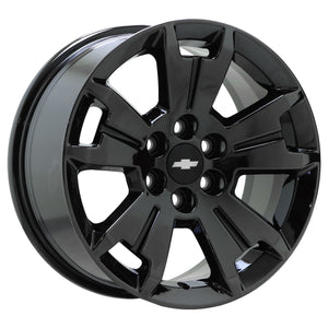 17" Chevrolet Colorado Z71 GMC Canyon PVD Black Chrome Wheels Factory OEM 5672