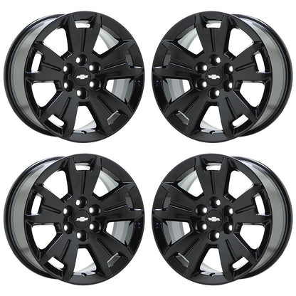 17" Chevrolet Colorado Z71 GMC Canyon Gloss Black wheels rims OEM 5672 EXCHANGE