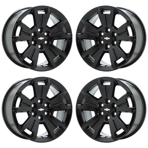 17" Chevrolet Colorado Z71 GMC Canyon Gloss Black wheels rims OEM 5672 EXCHANGE