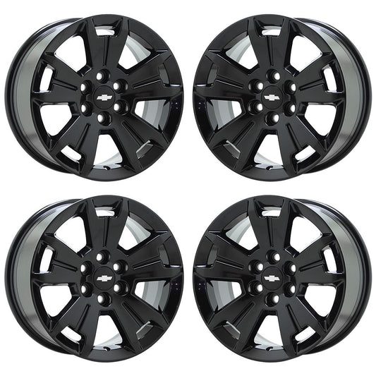 17" Chevrolet Colorado Z71 GMC Canyon Black wheels rims Factory OEM set 5672