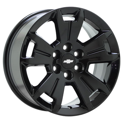 17" Chevrolet Colorado Z71 GMC Canyon Gloss Black wheels rims OEM 5672 EXCHANGE