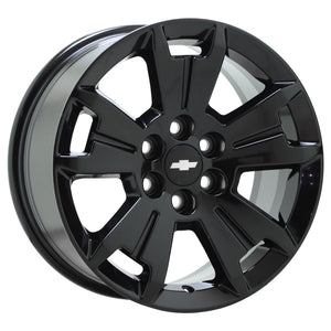 17" Chevrolet Colorado Z71 GMC Canyon Gloss Black wheels rims OEM 5672 EXCHANGE