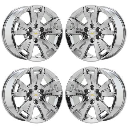 17" Chevrolet Colorado Z71 GMC Canyon Bright Chrome wheels Factory 5672 EXCHANGE