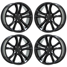 Load image into Gallery viewer, EXCHANGE 20&quot; Dodge Charger Challenger Black Wheels Factory OEM Set 2545 2563
