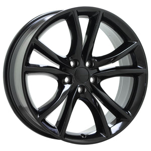 20" Dodge Charger Challenger Gloss Black Wheels Rims Factory OEM Set 2545 2563