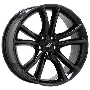 20" Dodge Charger Challenger Black Chrome wheels OEM set 2545 2563