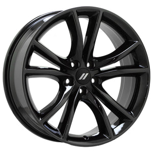 20" Dodge Charger Challenger Black Chrome wheels OEM set 2545 2563