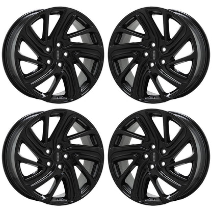 19" Lincoln Aviator Gloss Black wheels rims Factory OEM 2020-2024 10187 EXCHANGE