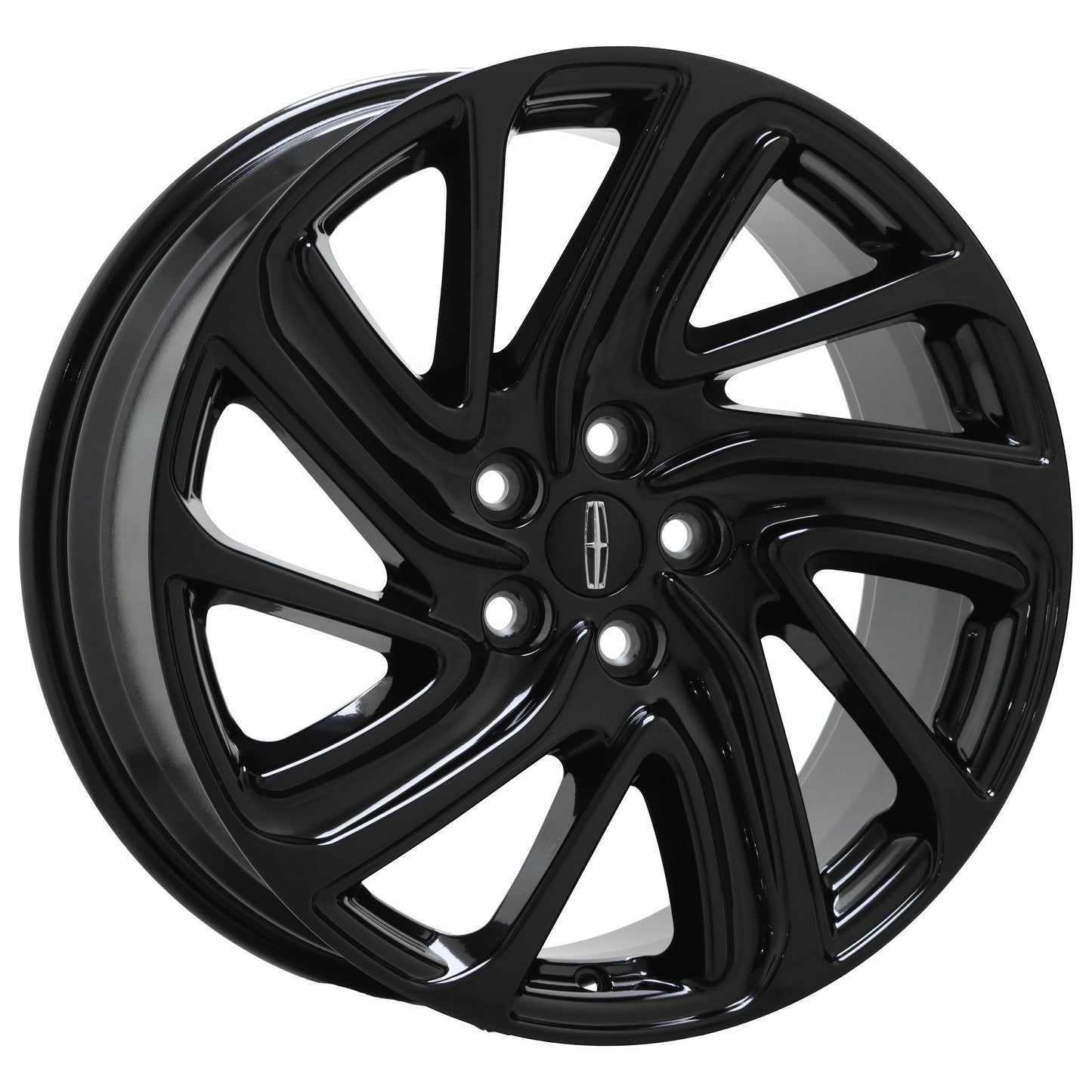 19" Lincoln Aviator Gloss Black wheels rims Factory OEM 2020-2024 10187 EXCHANGE