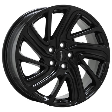 19" Lincoln Aviator Gloss Black wheels rims Factory OEM 2020-2024 10187