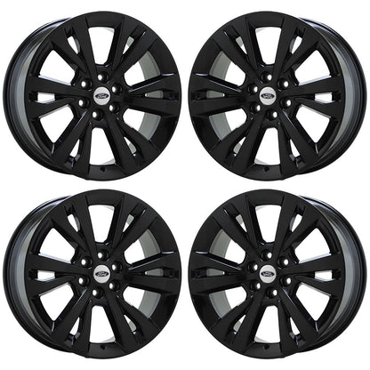 22" Ford Expedition Gloss Black wheels rims Factory OEM set 10264 EXCHANGE