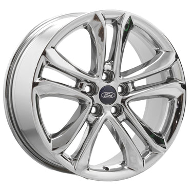 18" Ford Edge Bright Chrome wheels rims Factory OEM set 10044