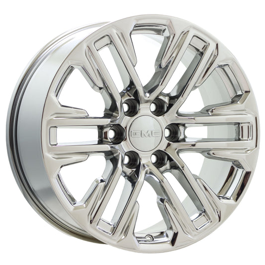 20" GMC Sierra Yukon 1500 Bright Chrome wheel rim Factory OEM 14024 x1