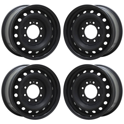 17" Nissan NV1500 NV2500 NV3500 Black Wheel Rim Factory OEM set 62624